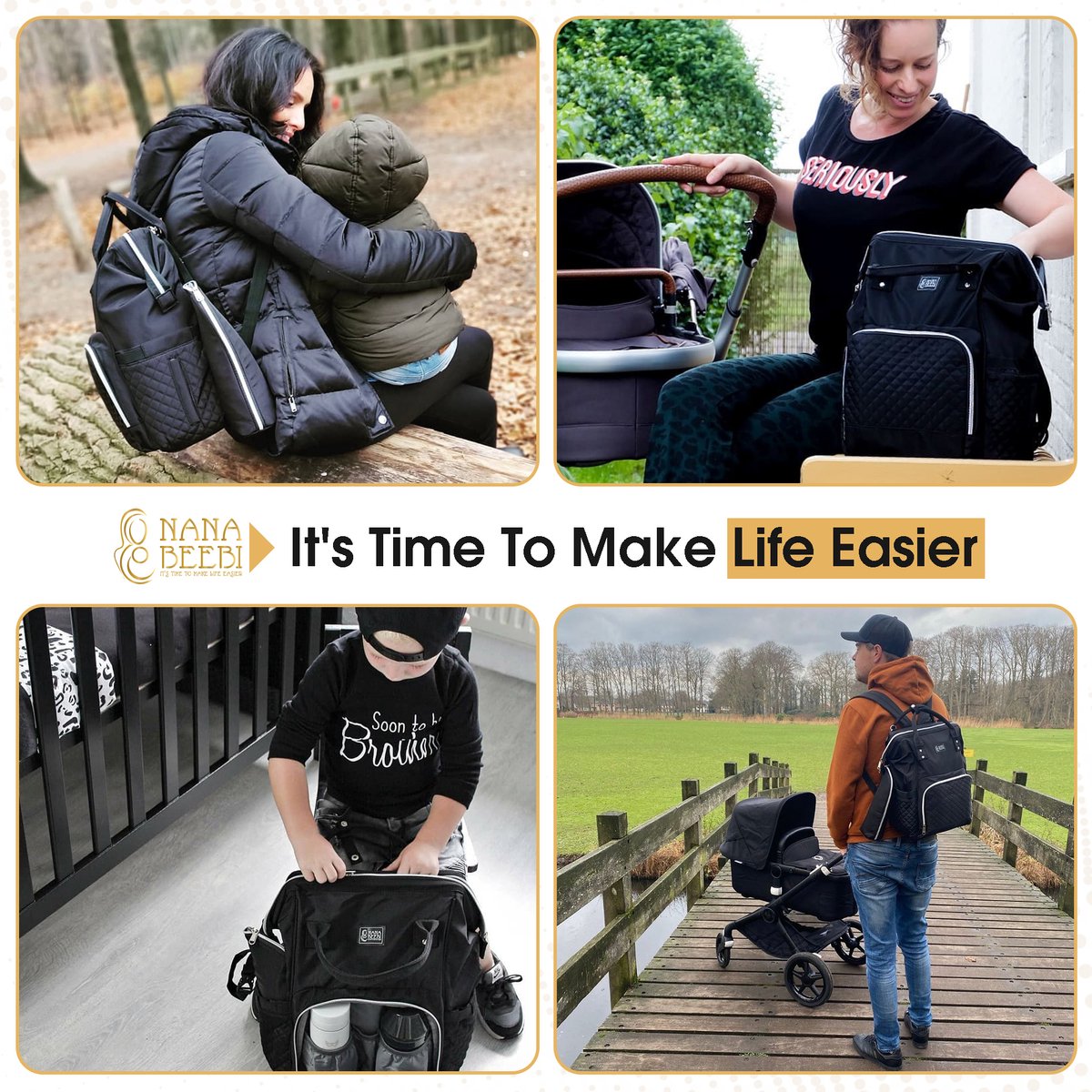NanaBeebi Luiertas Rugzak