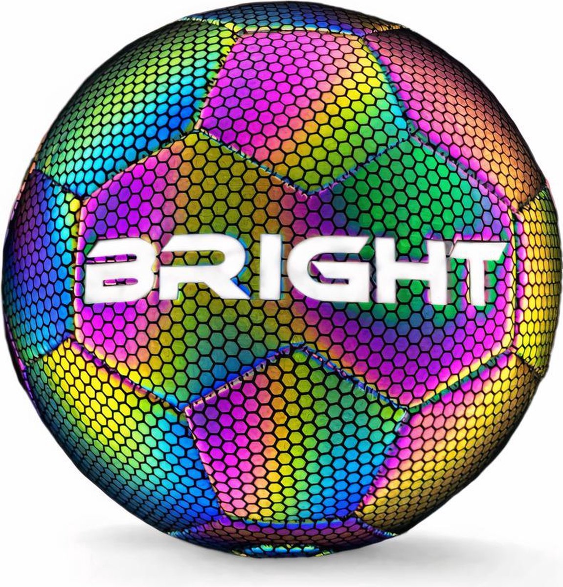 BRIGHT Lichtgevende, Holografische Voetbal - Glow in the dark